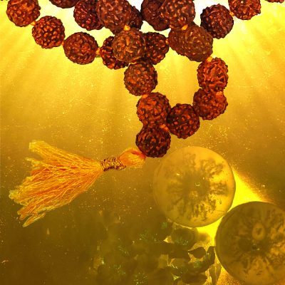 108 Beads Rudraksha Jaap Mala use for Chanting, Necklace Prayer Beads, Meditation