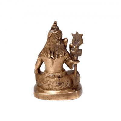 Lord Shiva Statue Made in Brass Metal 3.5 inches