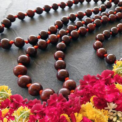 108 Rosewood (Red Sandalwood) Mala for Chanting , Meditation