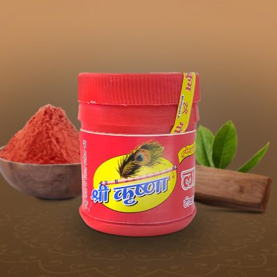 Special Brij Lal Chandan for pooja tilak (Pack of 2)