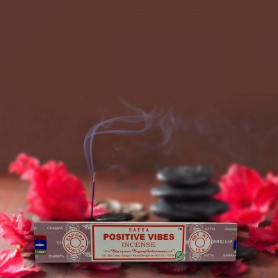 Satya Positive Vibes Incense Sticks for Prayer, Meditation, Relexing, Stress Relief, Pooja, Worship,