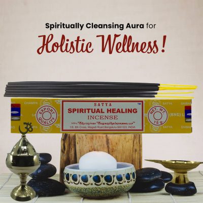 Satya Spiritual Healing Incense Sticks for Prayer, Pooja, Worship, Meditation, Relaxing, Stress Relief