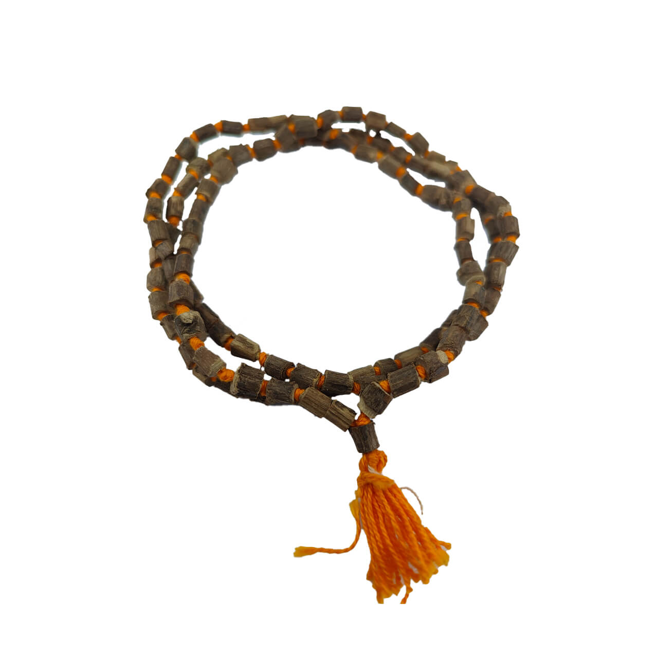 Hitech 108 Beads Tulsi Japa Mala for Chanting The Hare Krishna Mantra. Hand  Crafted in India. Approx 40 (inches) Long. (Prayer Beads for Meditation)